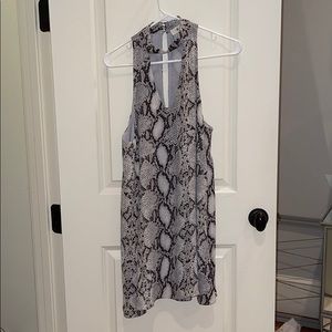 Snakeskin Key hole dress